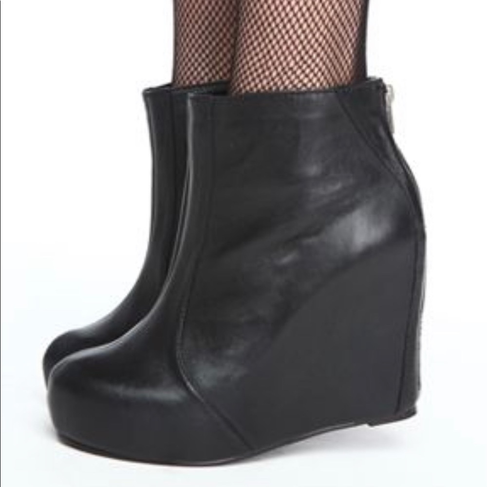 JEFFREY CAMPBELL Pixie Wedge Boots